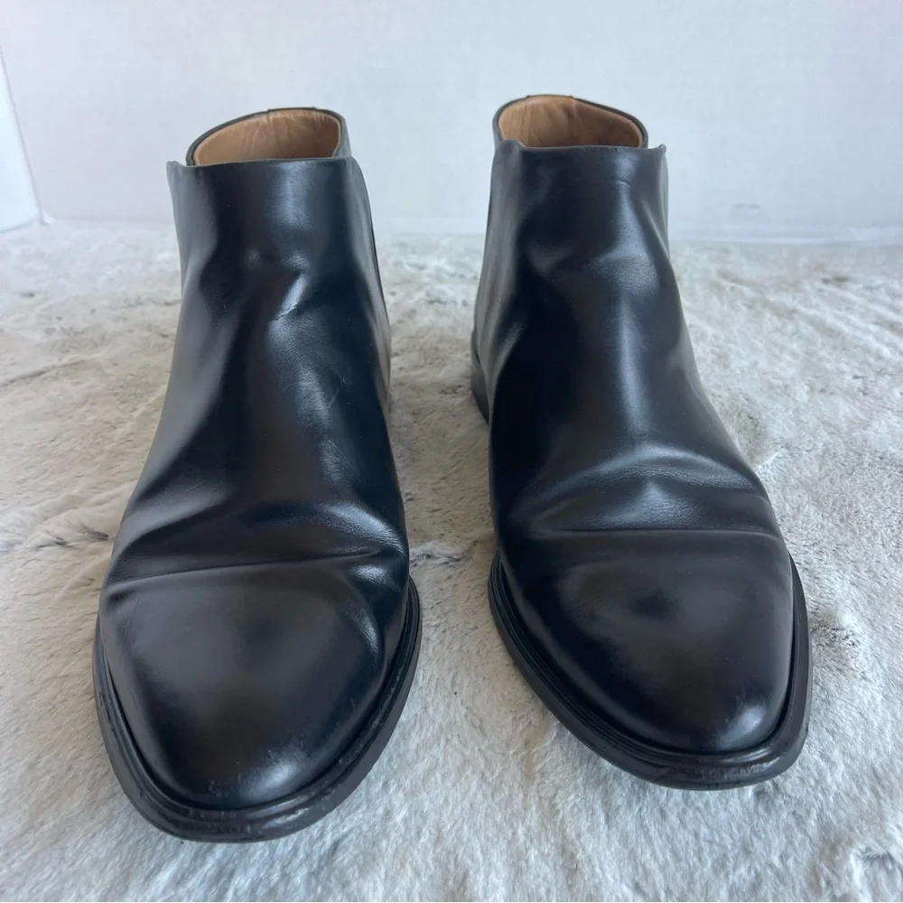 Everlane The Modern Black Leather Ankle Boot 9.5 - Picture 3 of 15